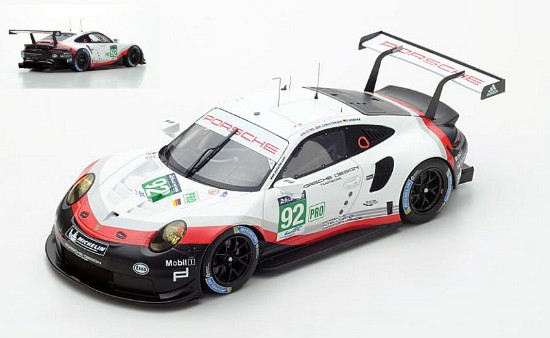 Immagine di PORSCHE 911 RSR N.92 DNF LM 2017 CHRISTENSEN-ESTRE-WERNER 1:18