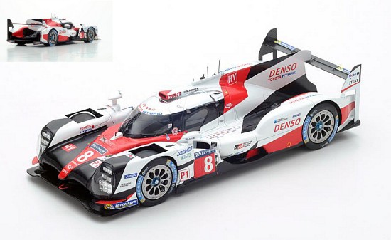 Immagine di TOYOTA TS050 HYBRID N.8 9th LM 2017 BUEMI-DAVIDSON-NAKAJIMA 1:18