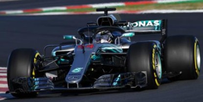 Immagine di MERCEDES F1 W09 L.HAMILTON 2018 N.44 WINNER AZERBAIJAN GP 1:18