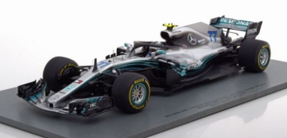 Immagine di MERCEDES F1 W09 V.BOTTAS 2018 N.77 2nd CHINESE GP 100 GP s 1:18