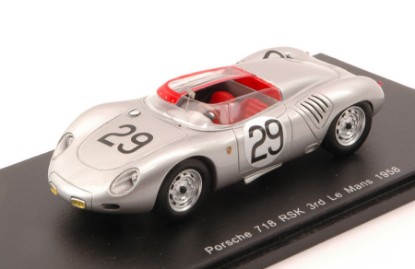 Immagine di PORSCHE 718 RSK SPYDER N.29 3rd LM 1958 J.BEHRA-H.HERMANN 1:43  



