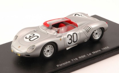 Immagine di PORSCHE 718 RSK N.30 ACCIDENT LM 1958 R.VON FRANKERBERG-C.STOREZ 1:43
