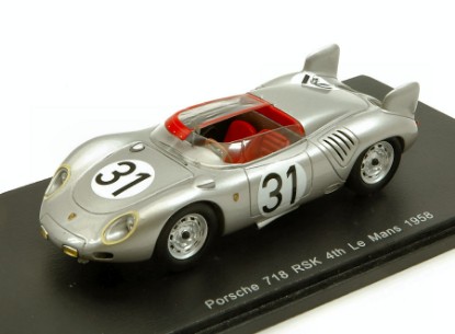 Immagine di PORSCHE 718 RSK N.31 4th LM 1958 E.BARTH-P.FRERE 1:43