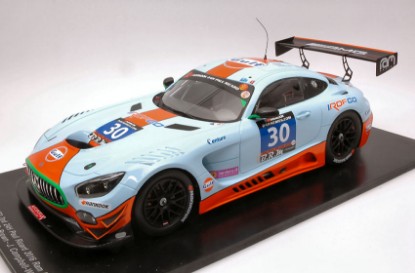 Immagine di MERCEDES AMG GT3 N.30 2nd 24 H PAUL RICARD 2016 HALL-GOETHE-BROWN 1:18