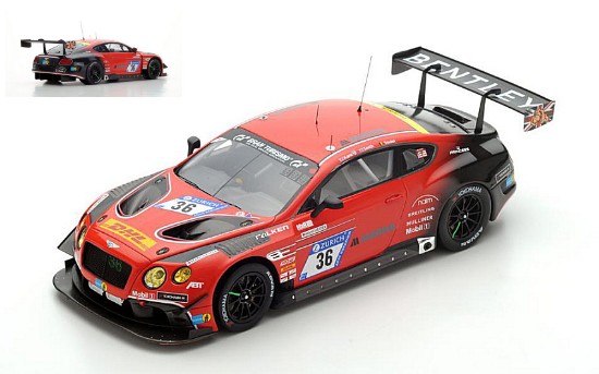 Immagine di BENTLEY CONTINENTAL GT3 N.36 20th 24H NURBURGRING 2017 KANE-SMITH-S.1:18