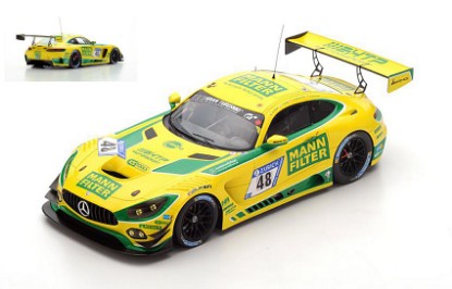 Immagine di MERCEDES GT3 N.48 14th 24H NURBURGRING 2017 HEYER-SCHNEIDER-DONTJE 1:18