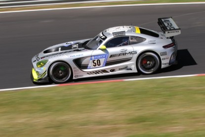 Immagine di MERCEDES GT3 N.50 DNF 24H NURBURGRING 2017 BAUMANN-MORTARA-BUHK 1:18
