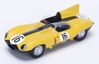 Immagine di JAGUAR D N.16 4th LM 1957 P.FRERE-F.ROUSSELLE 1:43