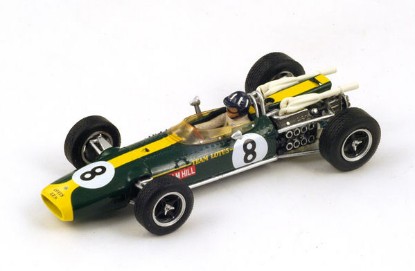 Immagine di LOTUS 43 BRM G.HILL 1967 N.8 RETIRED (ACCIDENT) SOUTH AFRICAN GP 1:43