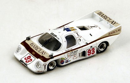 Immagine di RONDEAU M 379 C N.93 11th LM 1984 GRAND-LIBERT-WITTMEUR 1:43