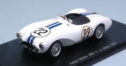 Immagine di ASTON MARTIN DB3 S N.22 DNF LM 1954 C.SHELBY-P.FRERE 1:43