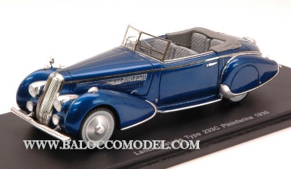 Immagine di LANCIA ASTURA TYPE 233C PININFARINA 1936 METALLIC BLUE 1:43