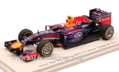 Immagine di RED BULL RB10 D.RICCIARDO 2014 N.3 WINNER CANADA GP 1:43