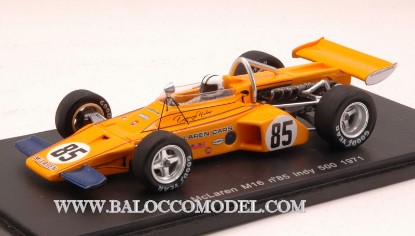 Immagine di MC LAREN M16 N.85 INDY 500 1971 D.HULME 1:43