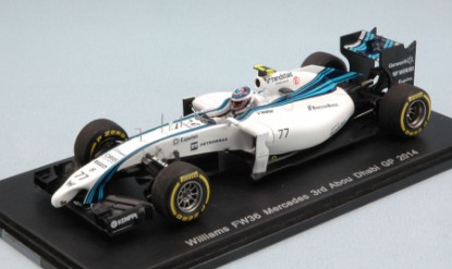 Immagine di WILLIAMS FW36 V.BOTTAS 2014 N.77 3rd ABOU DHABI GP 1:43