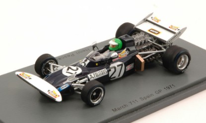 Immagine di MARCH 711 H.PESCAROLO 1971 N.27 RETIRED SPANISH GP 1:43
