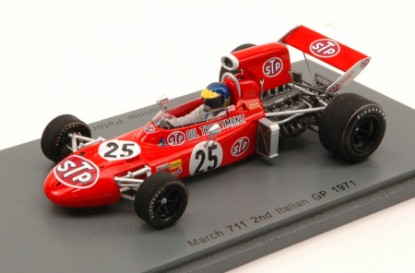 Immagine di MARCH 711 R.PETERSON 1971 N.25 2nd ITALIAN GP 1:43