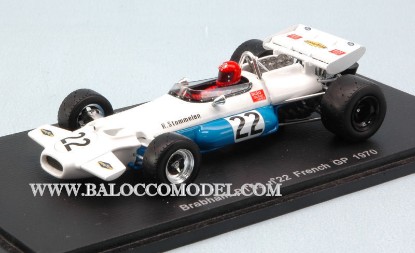 Immagine di BRABHAM BT33 R.STOMMELEN 1970 N.22 7th FRENCH GP 1:43