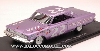 Immagine di FORD GALAXY N.22 WINNER DARLINGTON 1963 "FIREBALL" ROBERTS 1:43