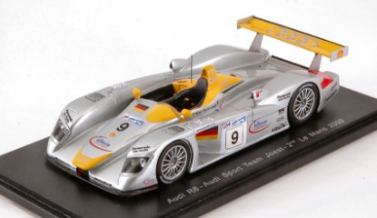 Immagine di AUDI R8 N.9 2nd LM 2000 S.ORTELLI-A.MC NISH-L.AIELLO 1:43