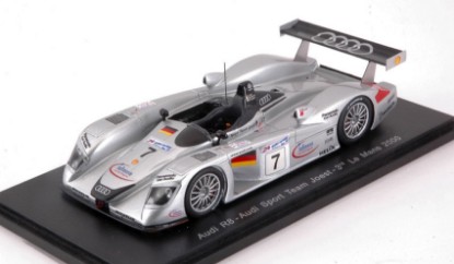 Immagine di AUDI R8 N.7 3rd LM 2000 M.ALBORETO-R.CAPELLO-C.ABT 1:43