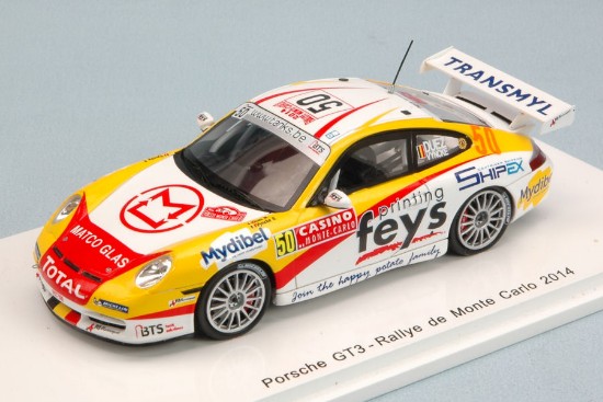 Immagine di PORSCHE 996 GT3 N.50 RETIRED MONTE CARLO RALLY 2014 M.DUEZ-S.VYNCKE 1:43