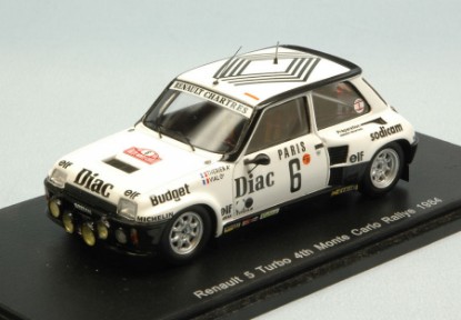 Immagine di RENAULT 5 TURBO N.6 4th MONTE CARLO 1984 J.L.THERIER-M.VIAL 1:43