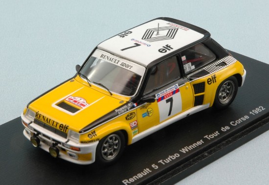 Immagine di RENAULT 5 TURBO N.7 WINNER TOUR DE CORSE 1982 J.RAGNOTTI-J.M.ANDRIE 1:43