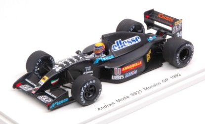 Immagine di ANDREA MODA-JUDD S921 R.MORENO 1992 N.34 RETIRED MONACO GP 1:43