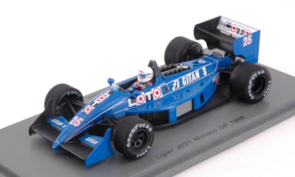 Immagine di LIGIER JS31 R.ARNOUX 1988 N.25 DNF MONACO GP 1:43