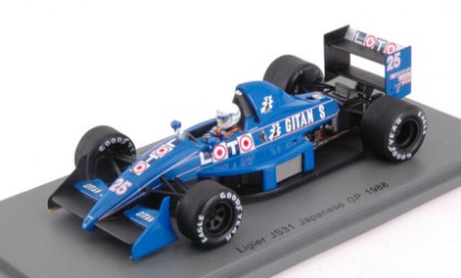 Immagine di LIGIER JS31 R.ARNOUX 1988 N.25 17th JAPANESE GP 1:43