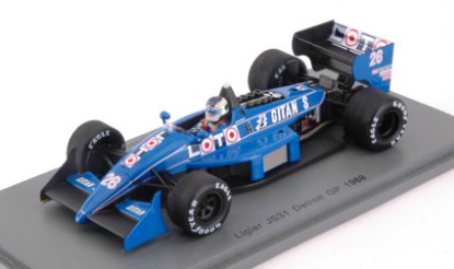 Immagine di LIGIER JS31 S.JOHANSSON 1988 N.26 NC DETROIT GP 1:43