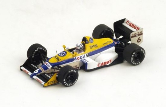 Immagine di WILLIAMS FW12 R.PATRESE 1988 N.6 6th MONACO GP 1:43