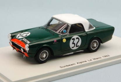Immagine di SUNBEAM ALPINE N.32 15th LM 1962 P.HARPER-P.PROCTER 1:43