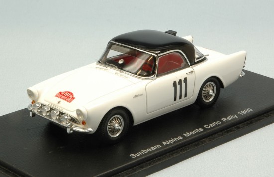 Immagine di SUNBEAM ALPINE N.111 CLASS WINNER MONTE CARLO 1960 R.BACKLUND-FALK 1:43