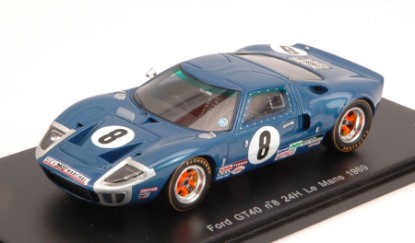 Immagine di FORD GT40 N.8 29th LM 1969 P.SADLER-P.VESTEY 1:43