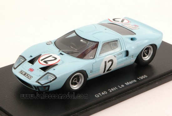 Immagine di FORD GT40 N.12 DNF LM 1966 I.IRELAND-J.RINDT 1:43