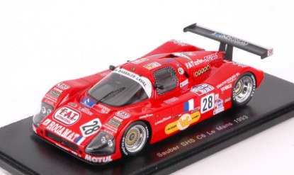 Immagine di SAUBER SHS C6 N.28 ACCIDENT LM 1993 R.BASSALER-P.BOURDAIS-J.L.CAPETTE