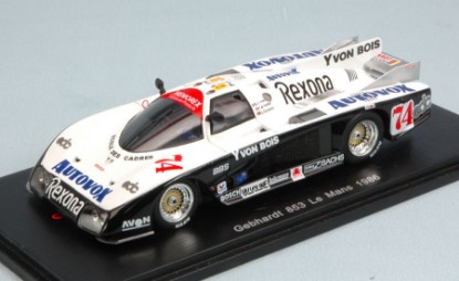 Immagine di GEBHARDT 853 N.74 ACCIDENT LM 1986 DICKENS-P.DE THOYSY-J-F YVON 1:43