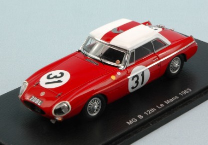 Immagine di MG B N.31 12th LM 1963 P.HOPKIRK-A.HUTCHESON 1:43






