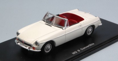 Immagine di MG B CONVERTIBLE 1966 WHITE 1:43