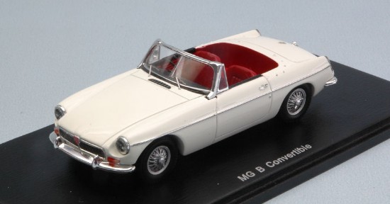 Immagine di MG B CONVERTIBLE 1966 WHITE 1:43