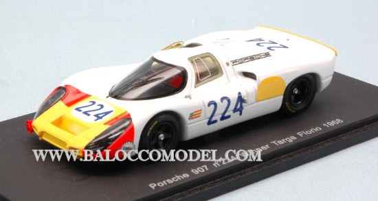 Immagine di PORSCHE 907 N.224 WINNER TARGA FLORIO 1968 V.ELFORD-U.MAGLIOLI 1:43