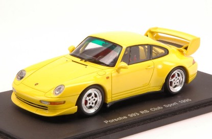 Immagine di PORSCHE 993 RS CLUB SPORT 1995 YELLOW 1:43