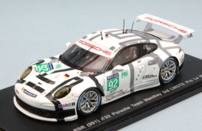 Immagine di PORSCHE 911 RSS N.92 3rd LMGTE LM 2014 HOLZER-MAKOWIECKI-LIETZ 1:43