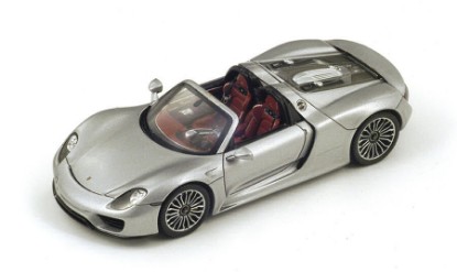 Immagine di PORSCHE 918 SPYDER 2014 SILVER 1:43
