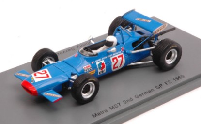 Immagine di MATRA MS7 J.SERVOZ-GAVIN 1969 N.27 F2 GERMAN GP 1:43
