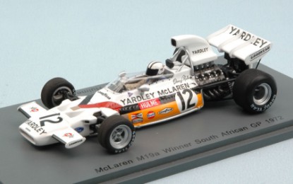 Immagine di MC LAREN M19a D.HULME 1972 N.12 WINNER SOUTH AFRICAN GP 1:43