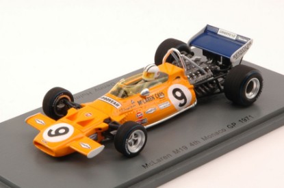 Immagine di MC LAREN M19 D.HULME 1971 N.9 4th MONACO GP 1:43
