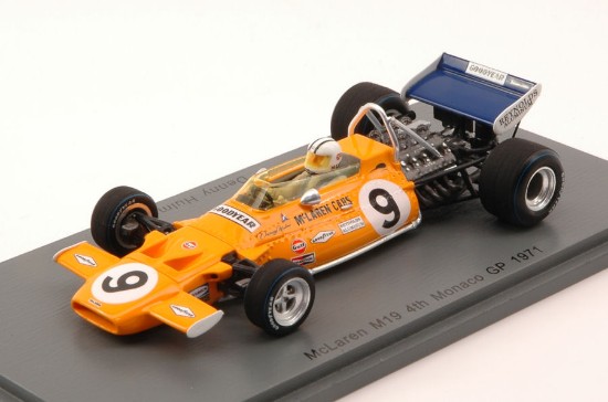 Immagine di MC LAREN M19 D.HULME 1971 N.9 4th MONACO GP 1:43
